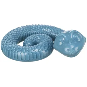 Snack Snake, kígyó finomságokhoz, TPR, 18 cm, zöld